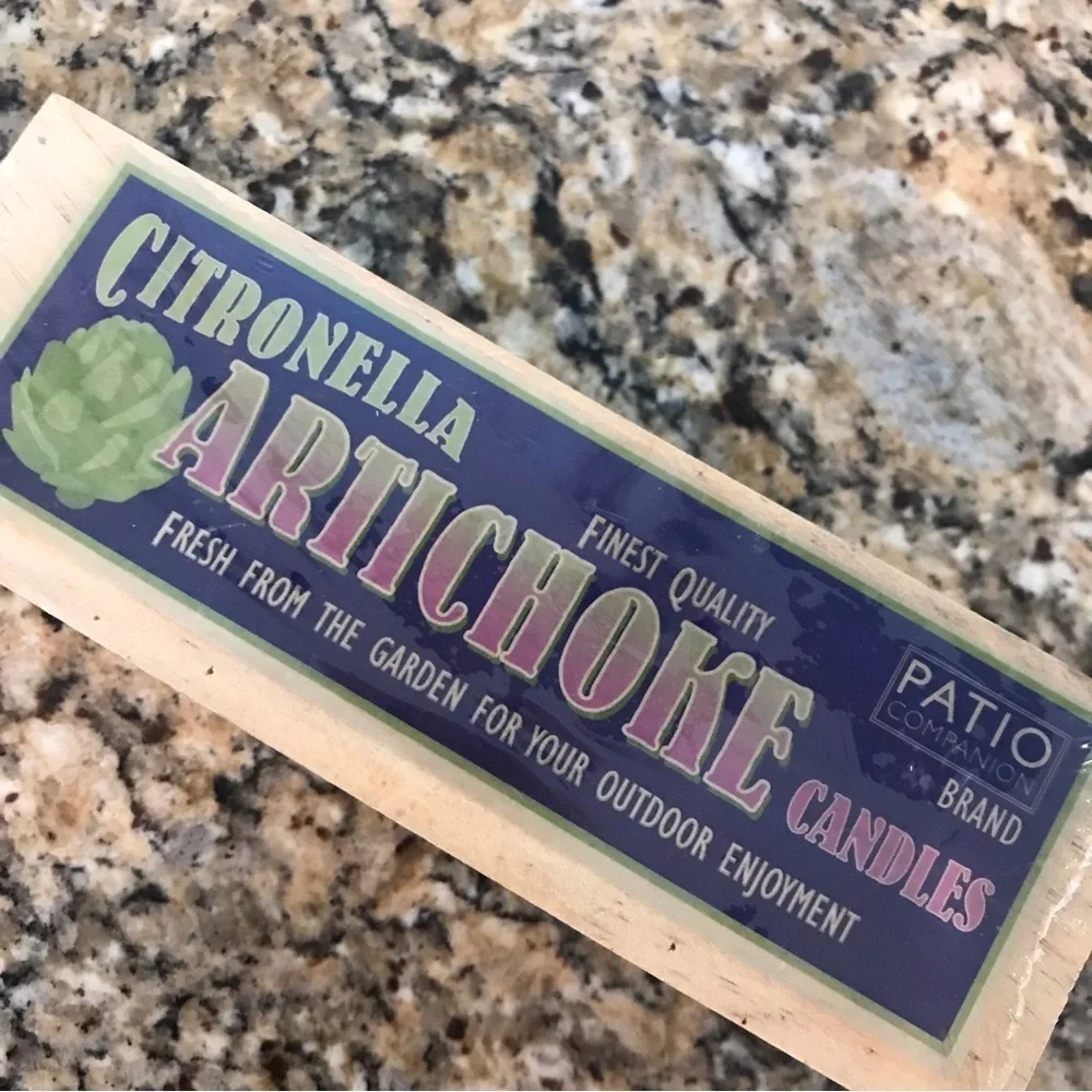 🦟Artichoke Citronella Candles